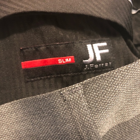 J. Ferrar Men’s Gray Suit Pants Slim Fit - Picture 4 of 4